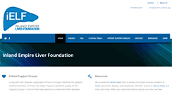 Desktop Screenshot of ieliverfoundation.org